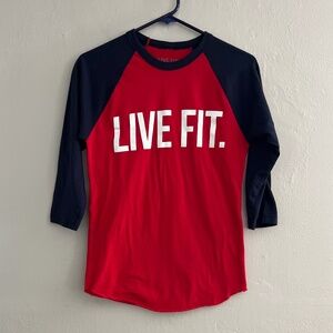 Live Fit 3/4 sleeve Tshirt size XS